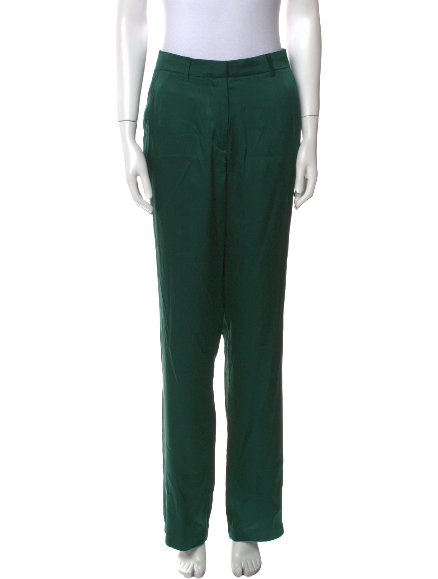 Anine Bing Silk Wide Leg Pants