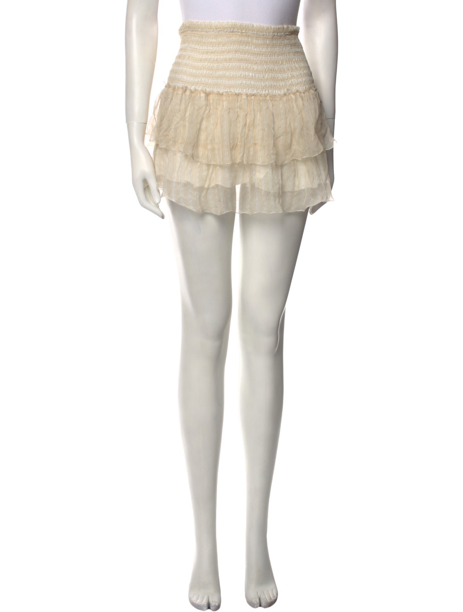 Anine Bing Silk Mini Skirt