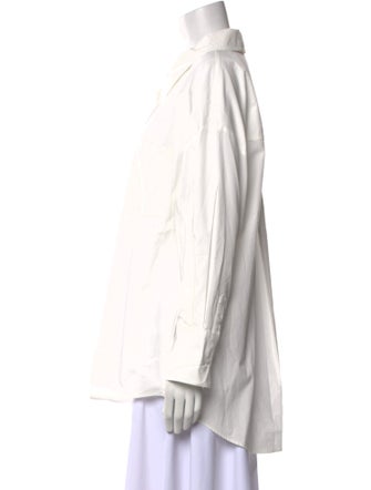 Anine Bing Long Sleeve Button-Up Top