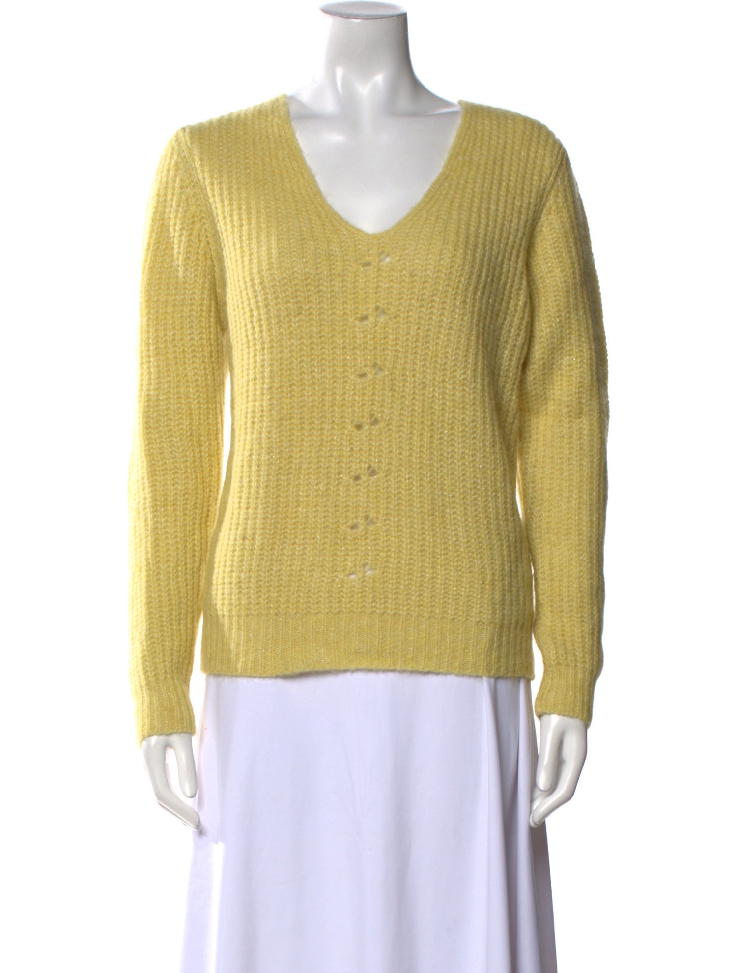 Anine Bing Alpaca V-Neck Sweater