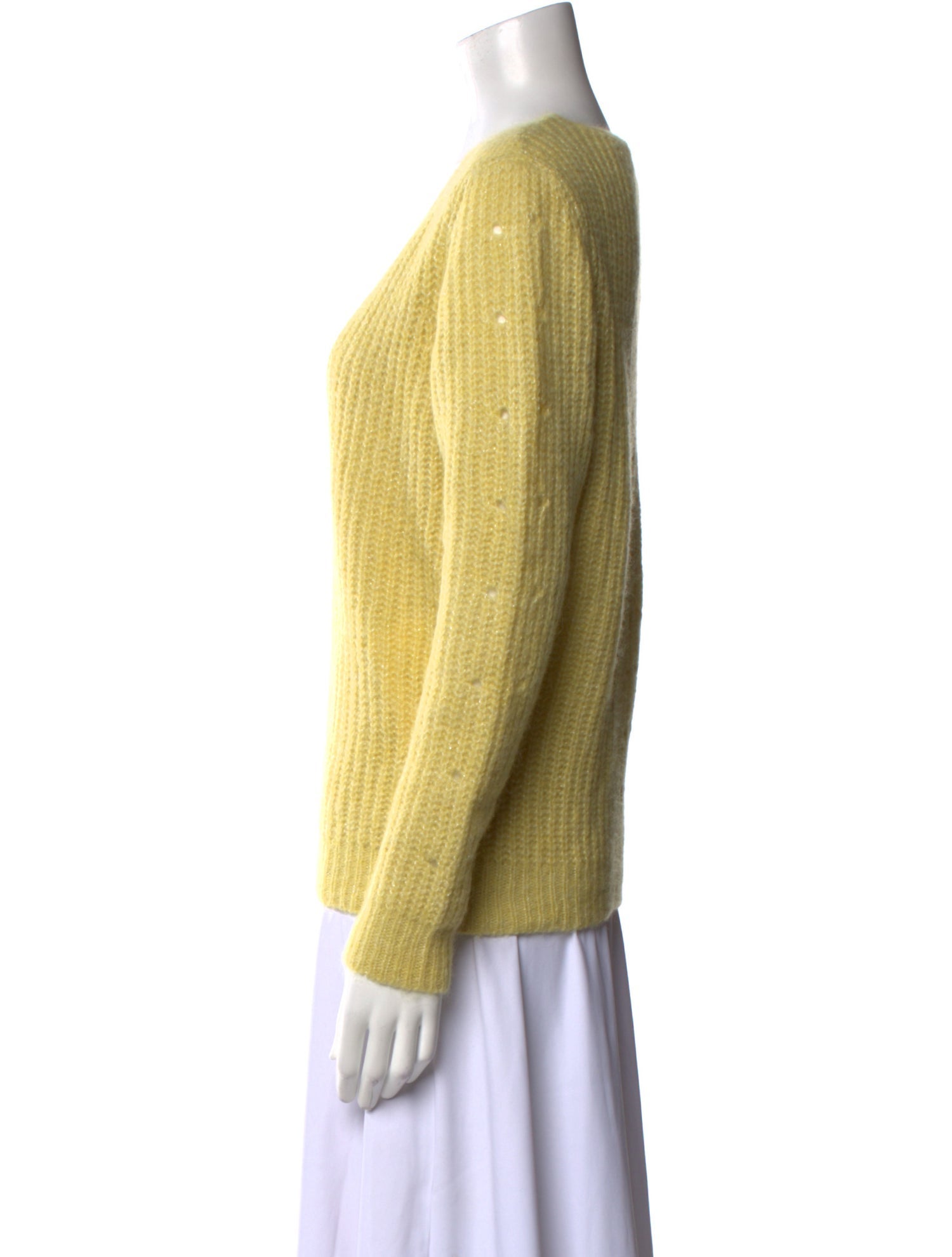 Anine Bing Alpaca V-Neck Sweater