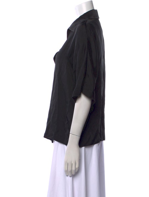 Anine Bing Three-Quarter Sleeve Button-Up Top