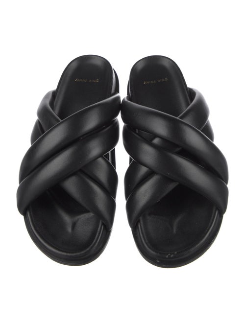 Anine Bing Leather Slides