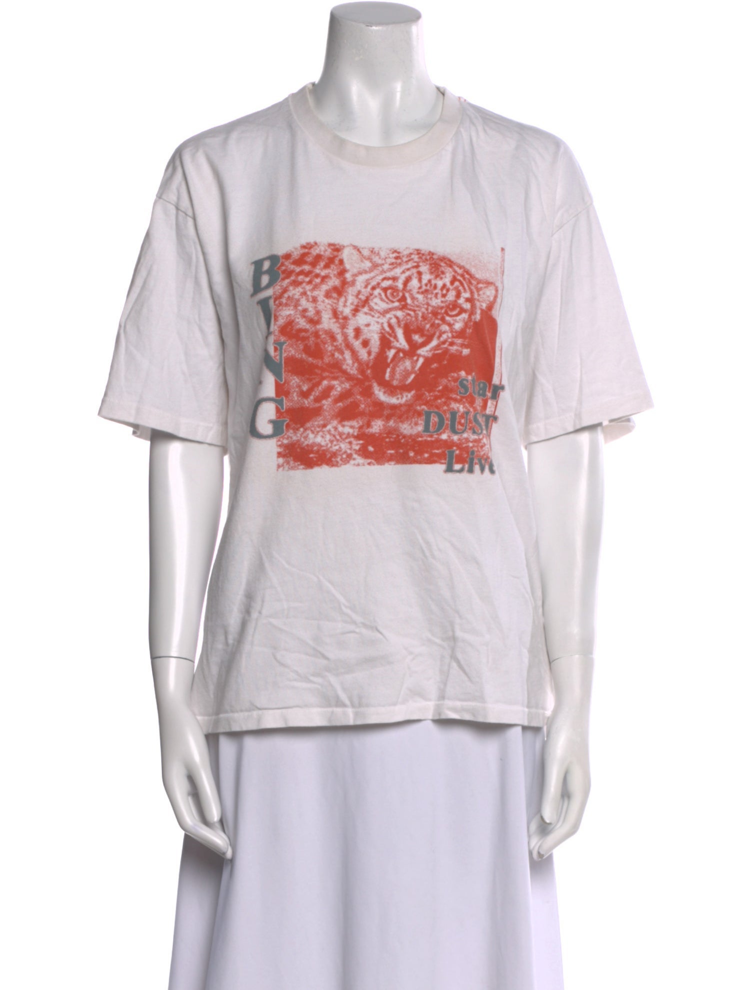 Anine Bing Graphic Print Crew Neck T-Shirt