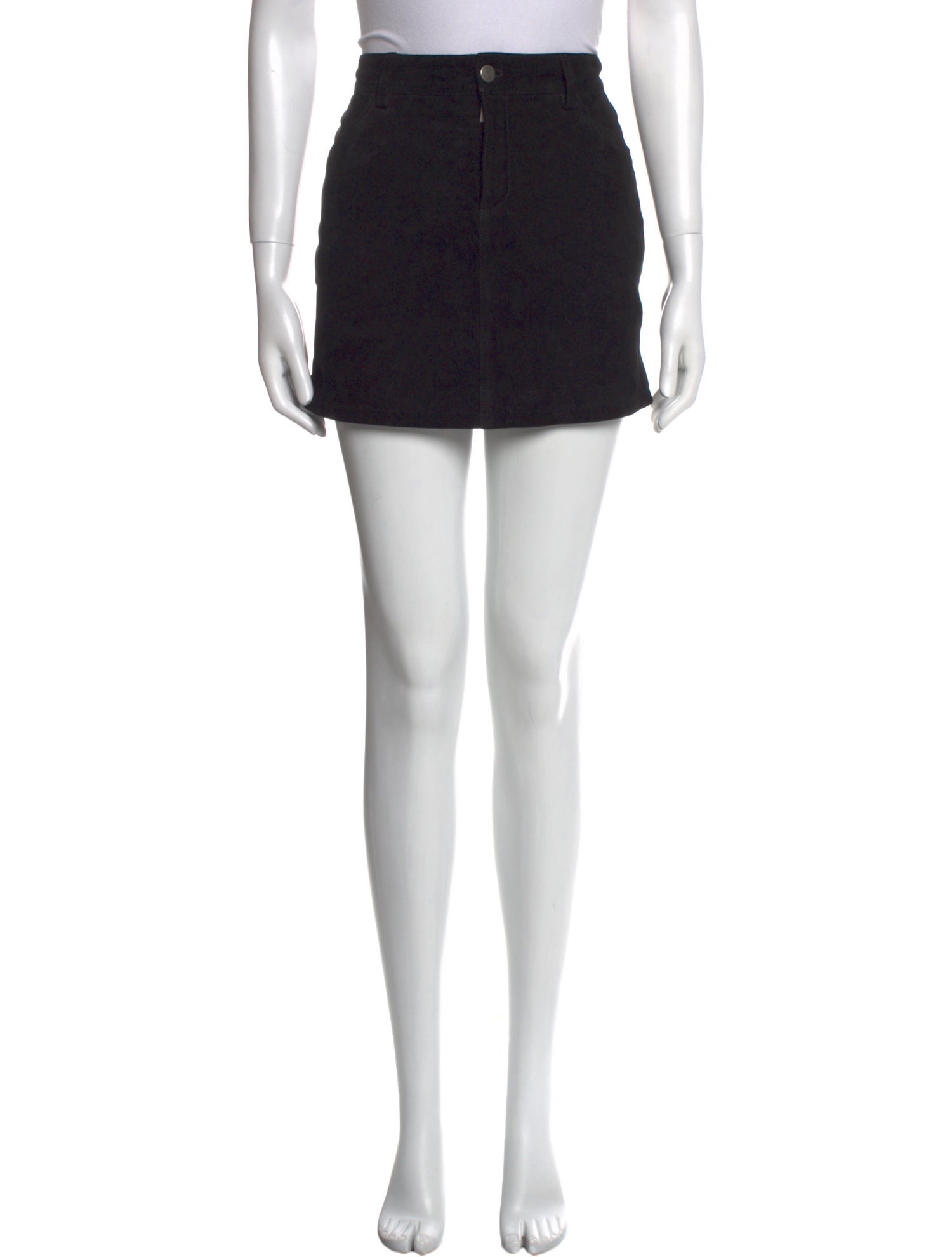 Anine Bing Leather Mini Skirt