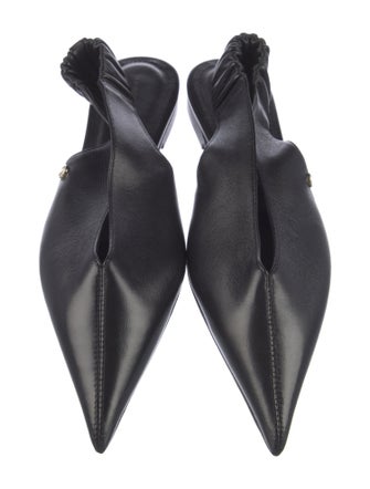 Anine Bing Leather Slingback Flats