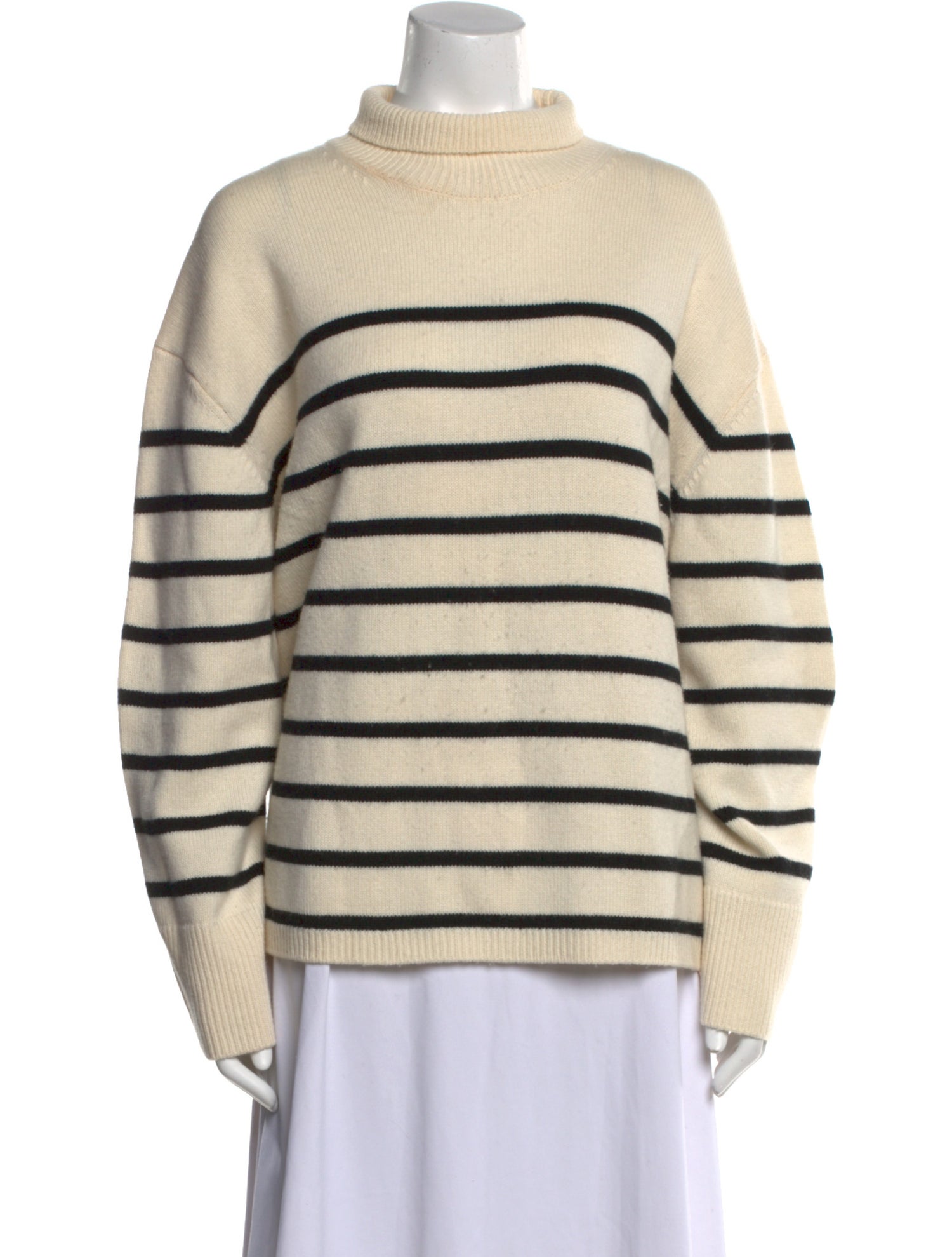 Anine Bing Merino Wool Striped Sweater
