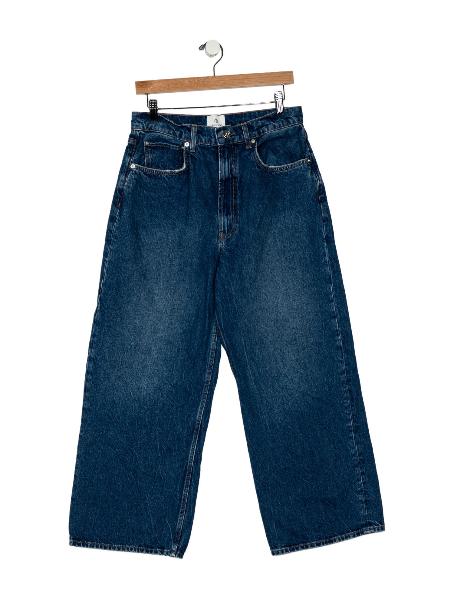 Anine Bing High-Rise Wide Leg Jeans