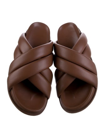 Anine Bing Leather Slides