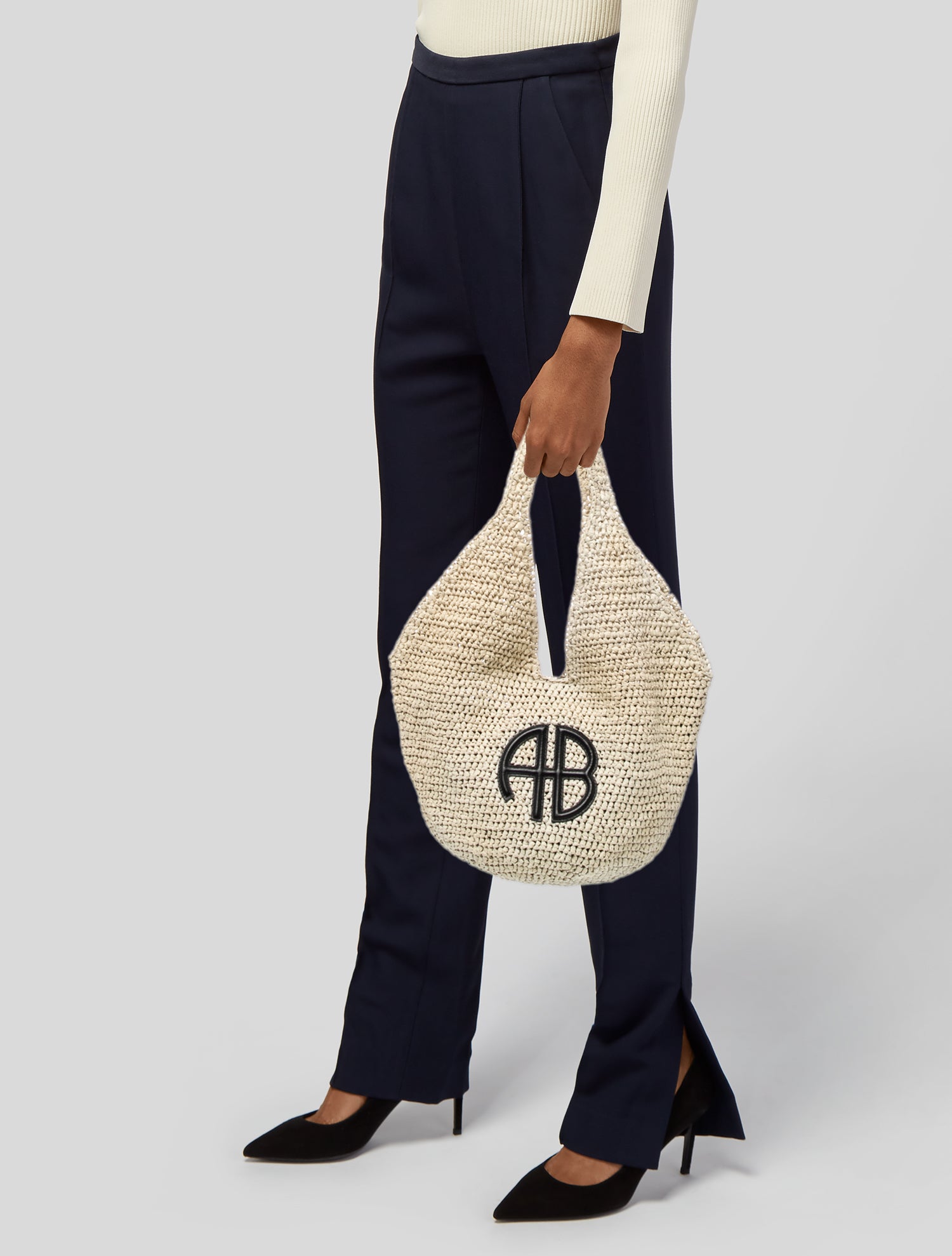 Anine Bing Jute Shoulder Bag w/ Tags