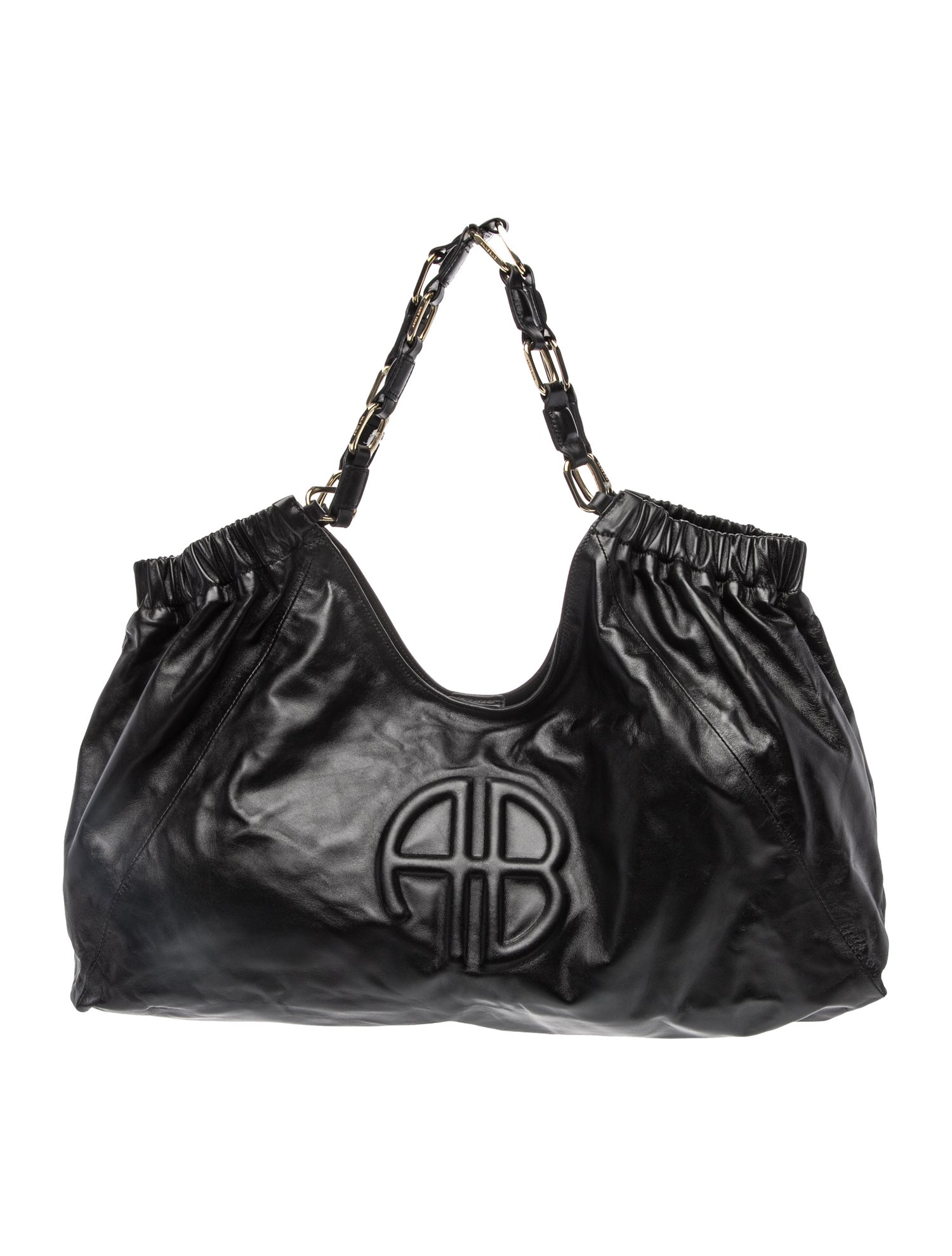 Anine Bing Leather Top Handle Bag