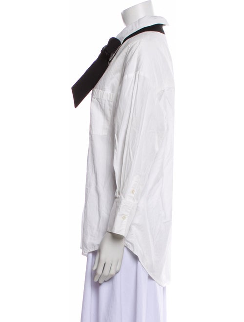 Anine Bing Three-Quarter Sleeve Button-Up Top