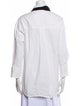 Anine Bing Three-Quarter Sleeve Button-Up Top