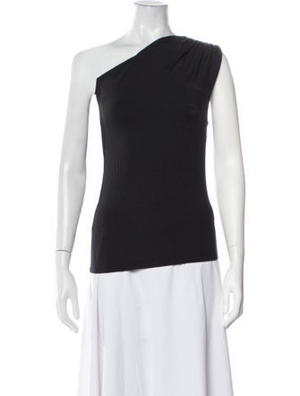 Anine Bing Nylon One-Shoulder Top