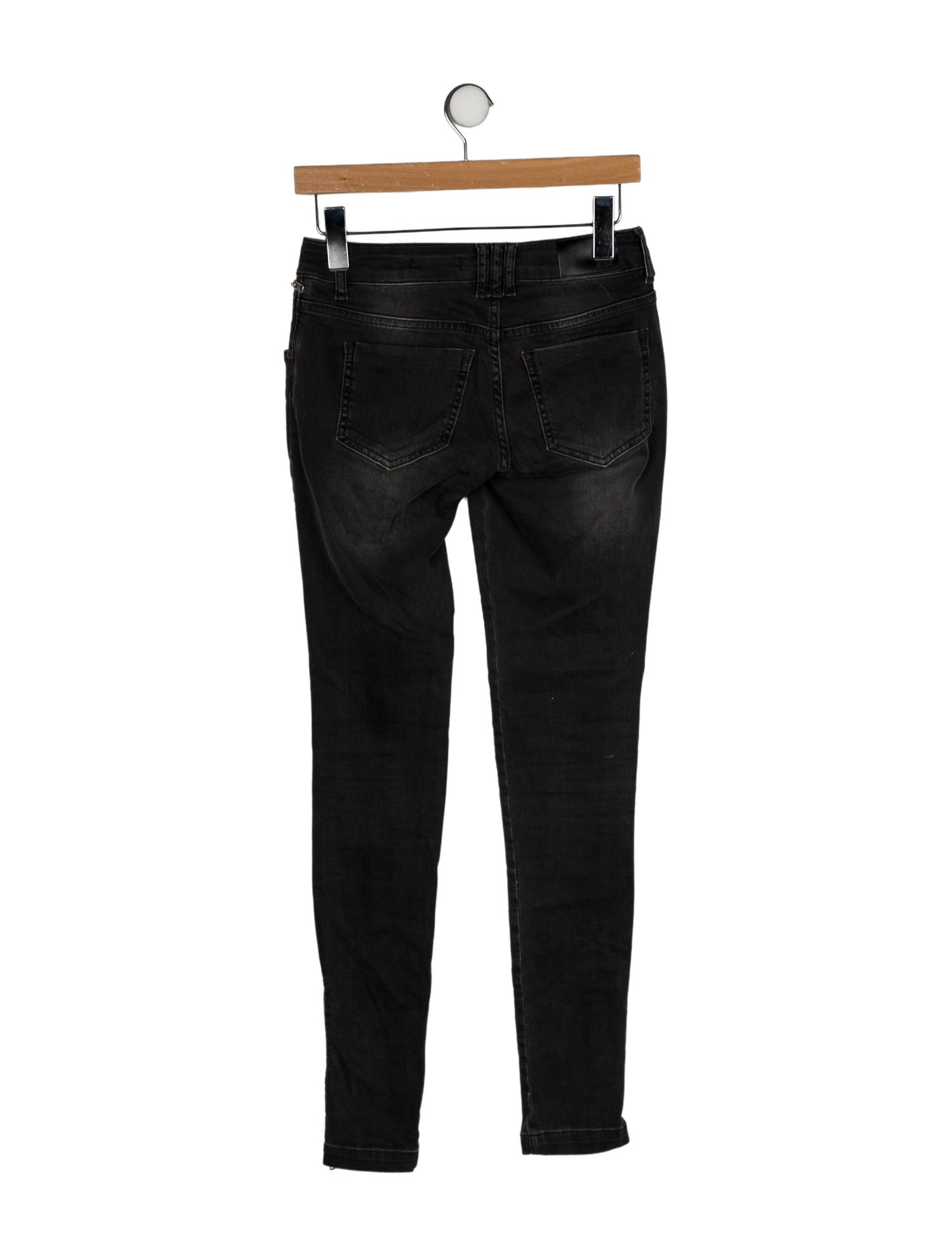 Anine Bing Low-Rise Skinny Leg Jeans