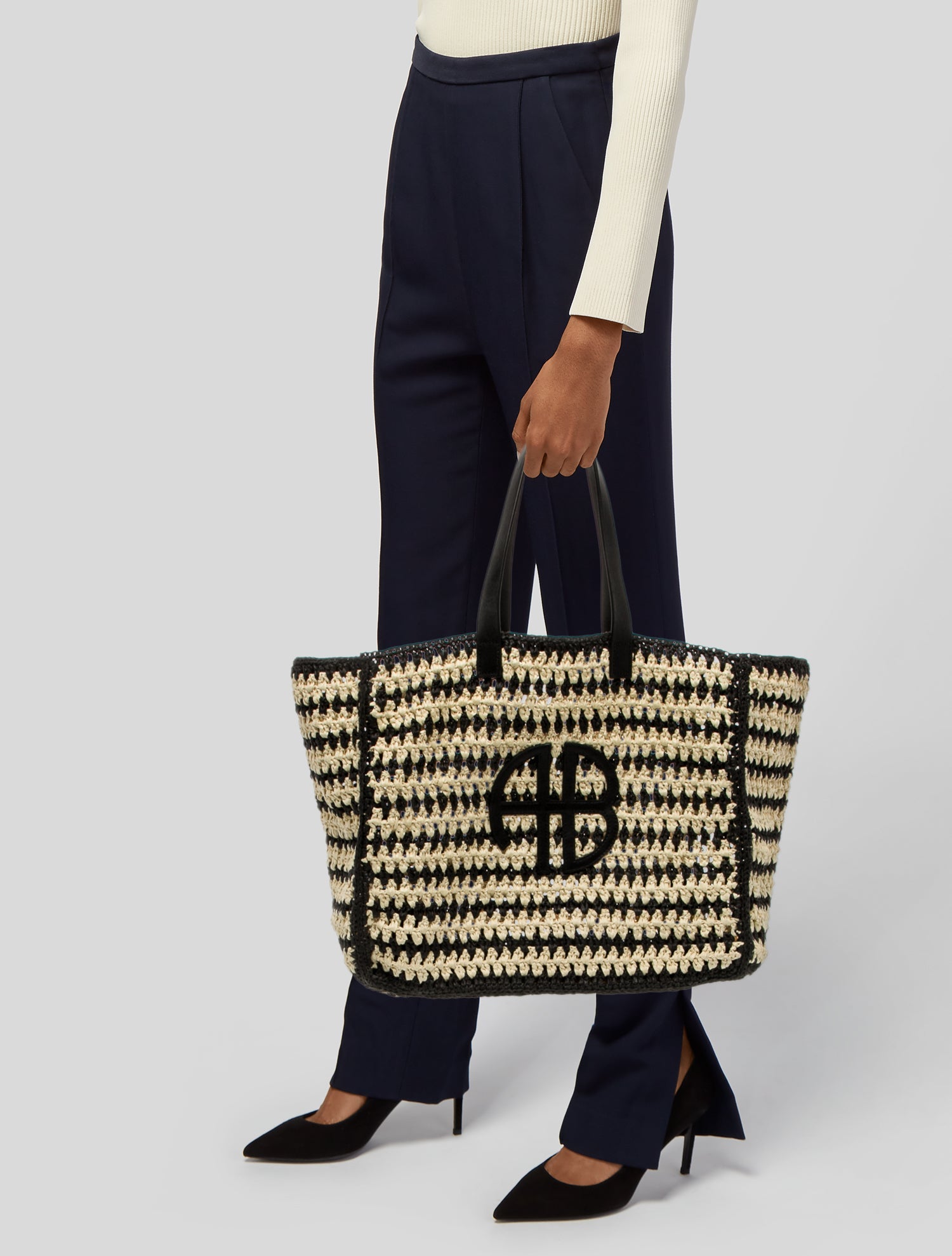Anine Bing Raffia Tote