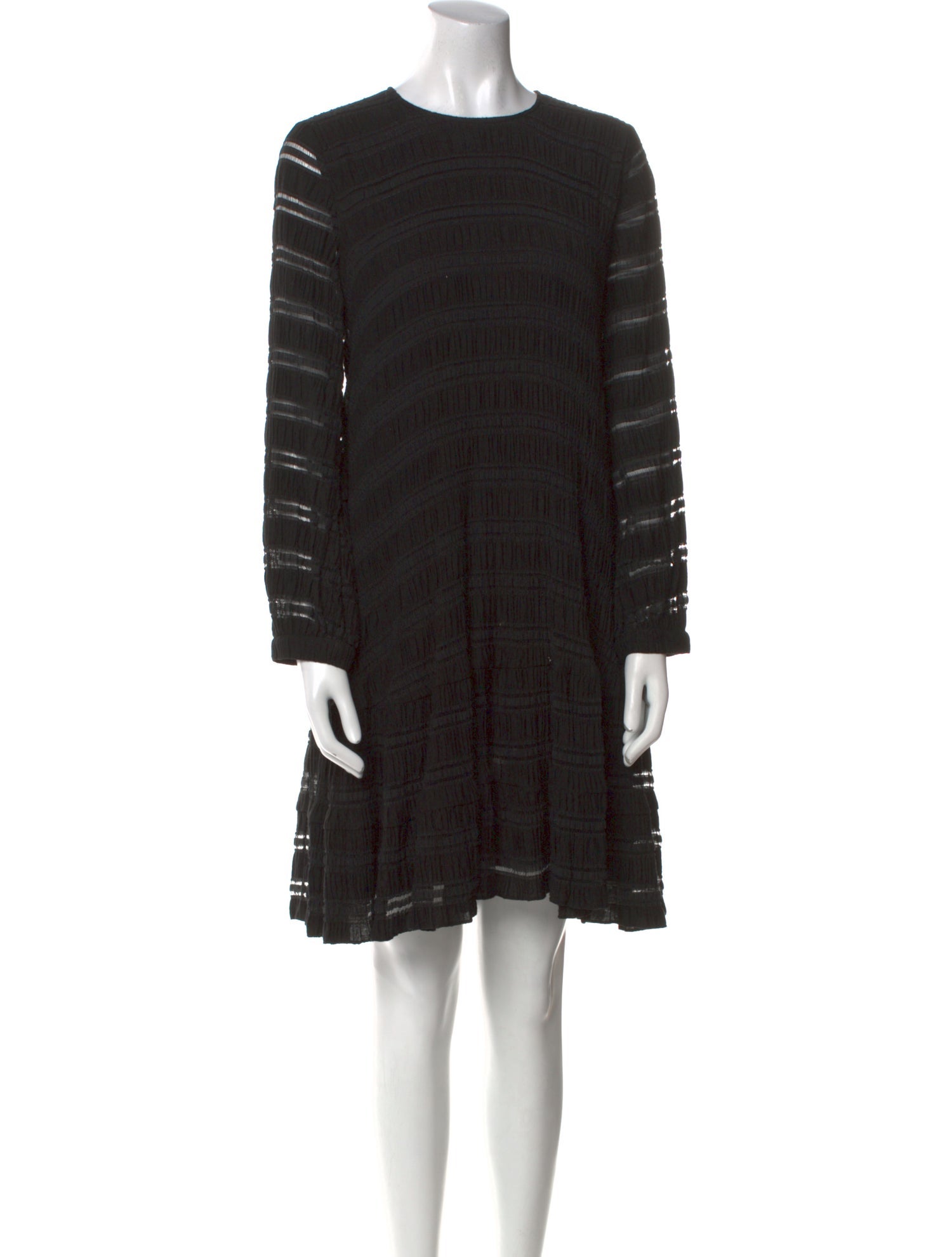 Anine Bing Crew Neck Knee-Length Dress