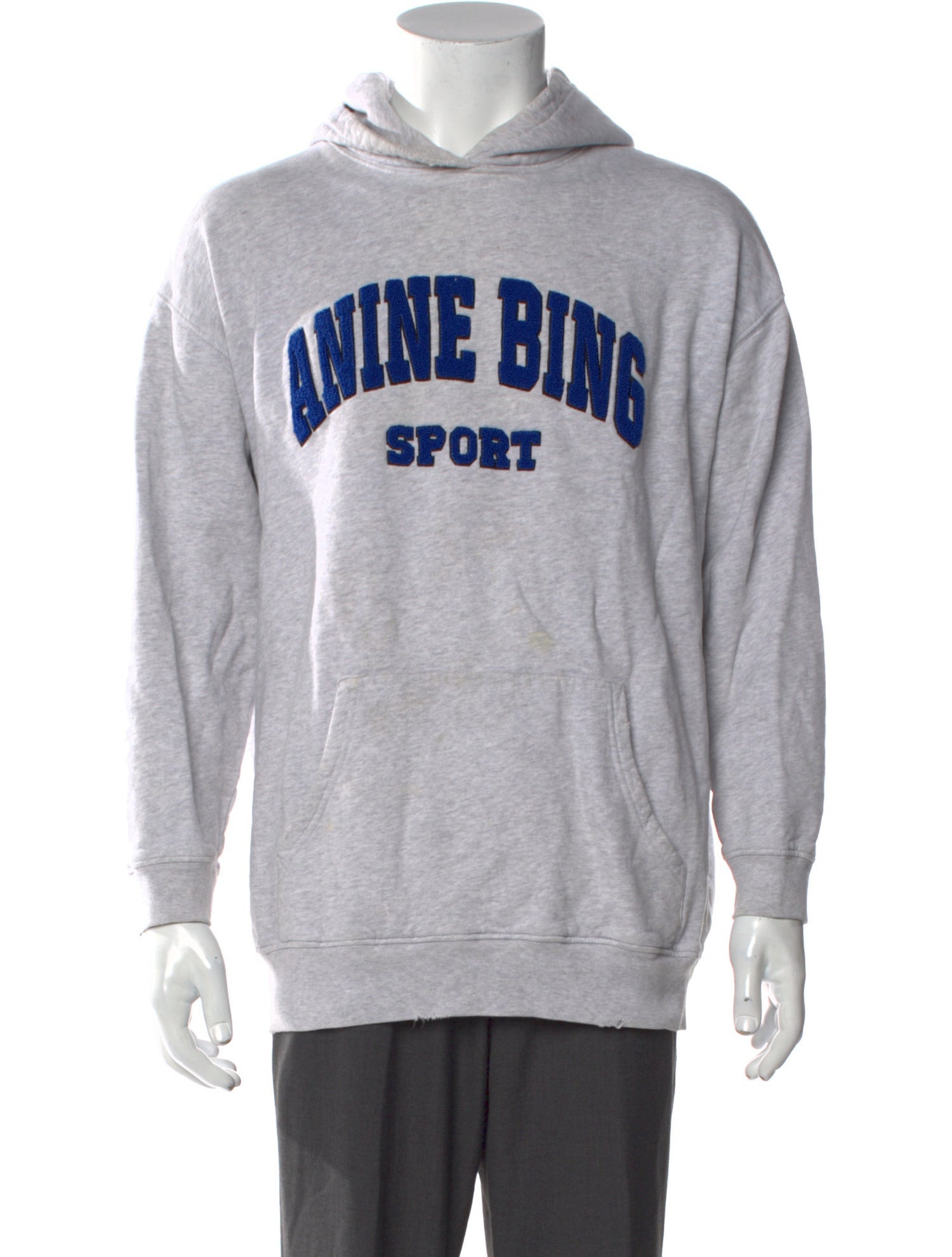 Anine Bing Graphic Print Crew Neck Hoodie