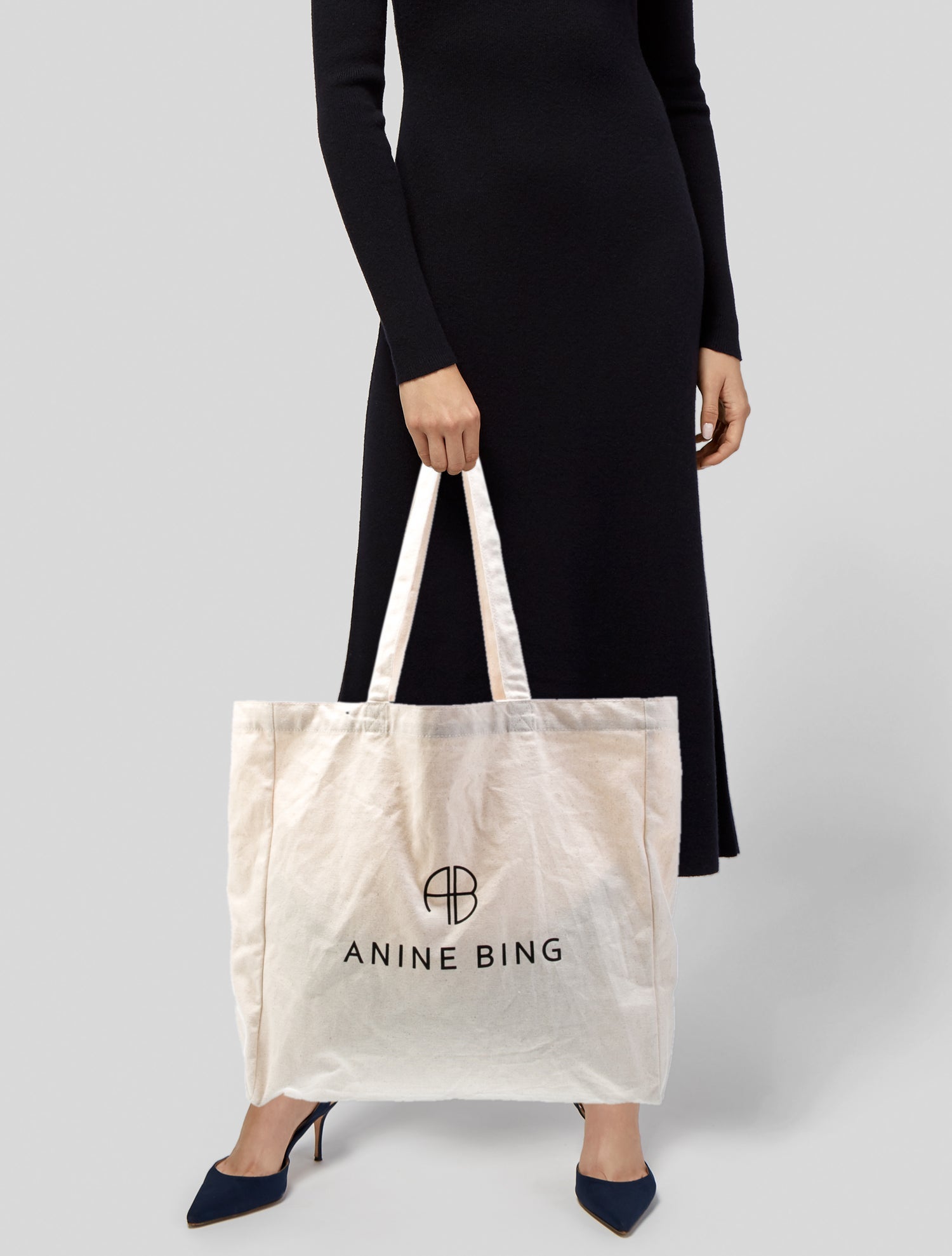 Anine Bing Canvas Tote w/ Tags