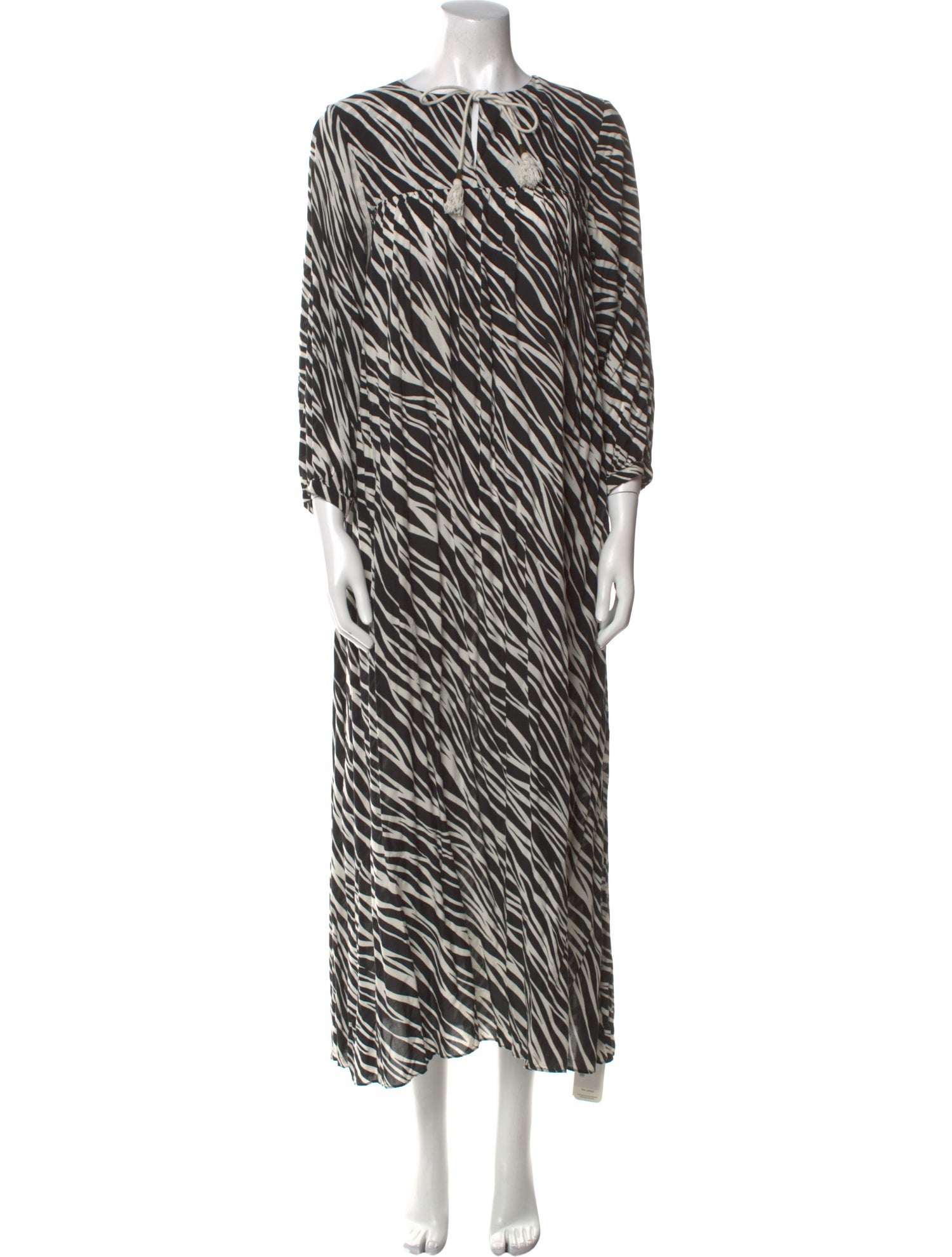 Anine Bing Striped Long Dress