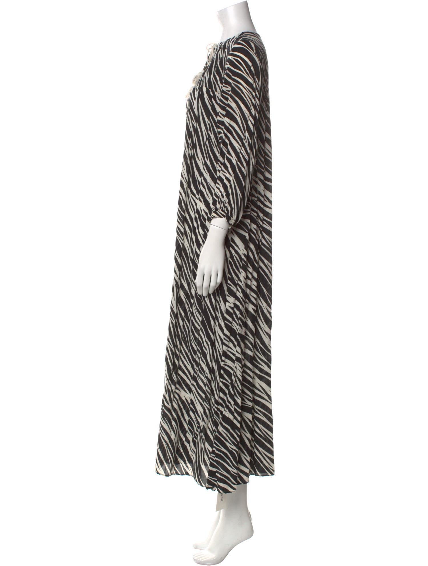 Anine Bing Striped Long Dress