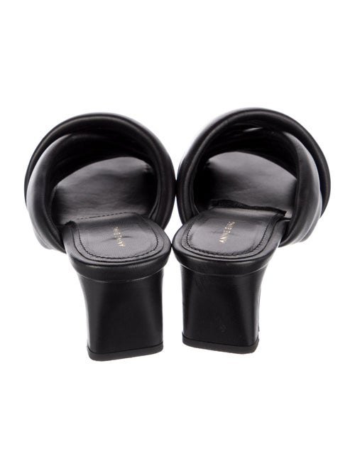 Anine Bing Leather Cutout Accent Slides