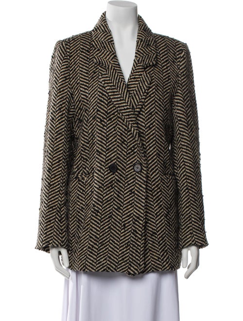 Anine Bing Tweed Pattern Blazer