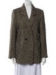 Anine Bing Tweed Pattern Blazer