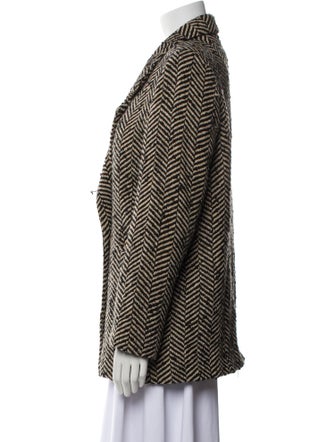 Anine Bing Tweed Pattern Blazer