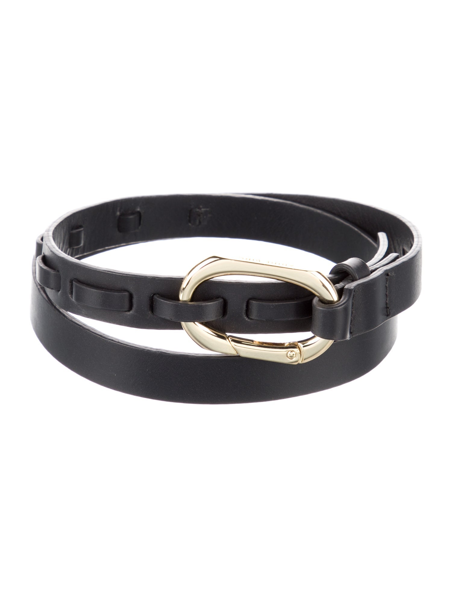 Anine Bing Skinny Leather Belt