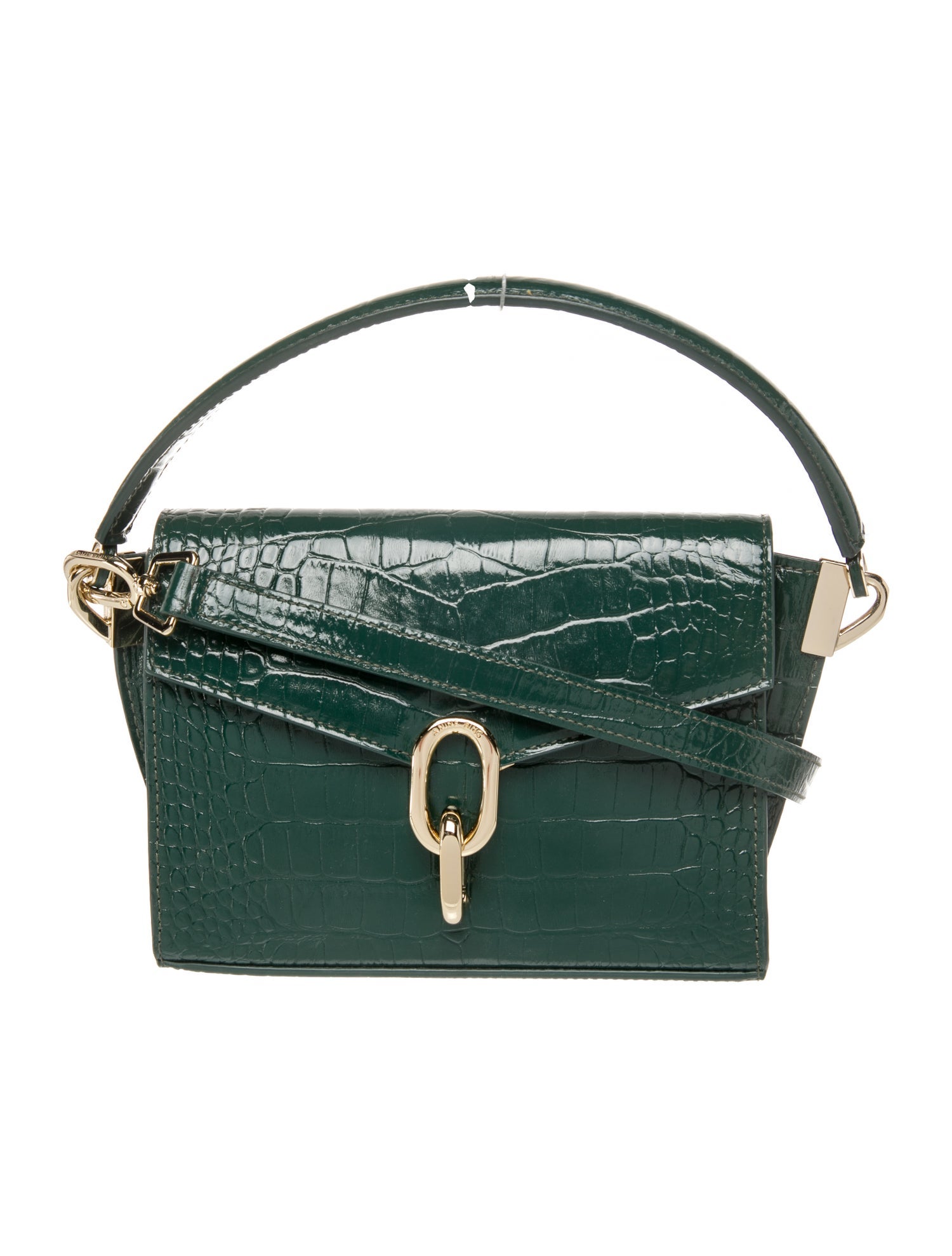 Anine Bing Embossed Leather Crossbody Bag