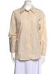 Anine Bing Long Sleeve Button-Up Top