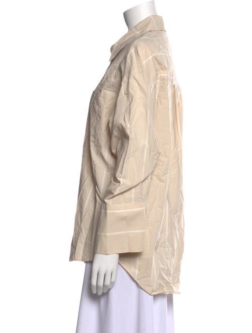 Anine Bing Long Sleeve Button-Up Top