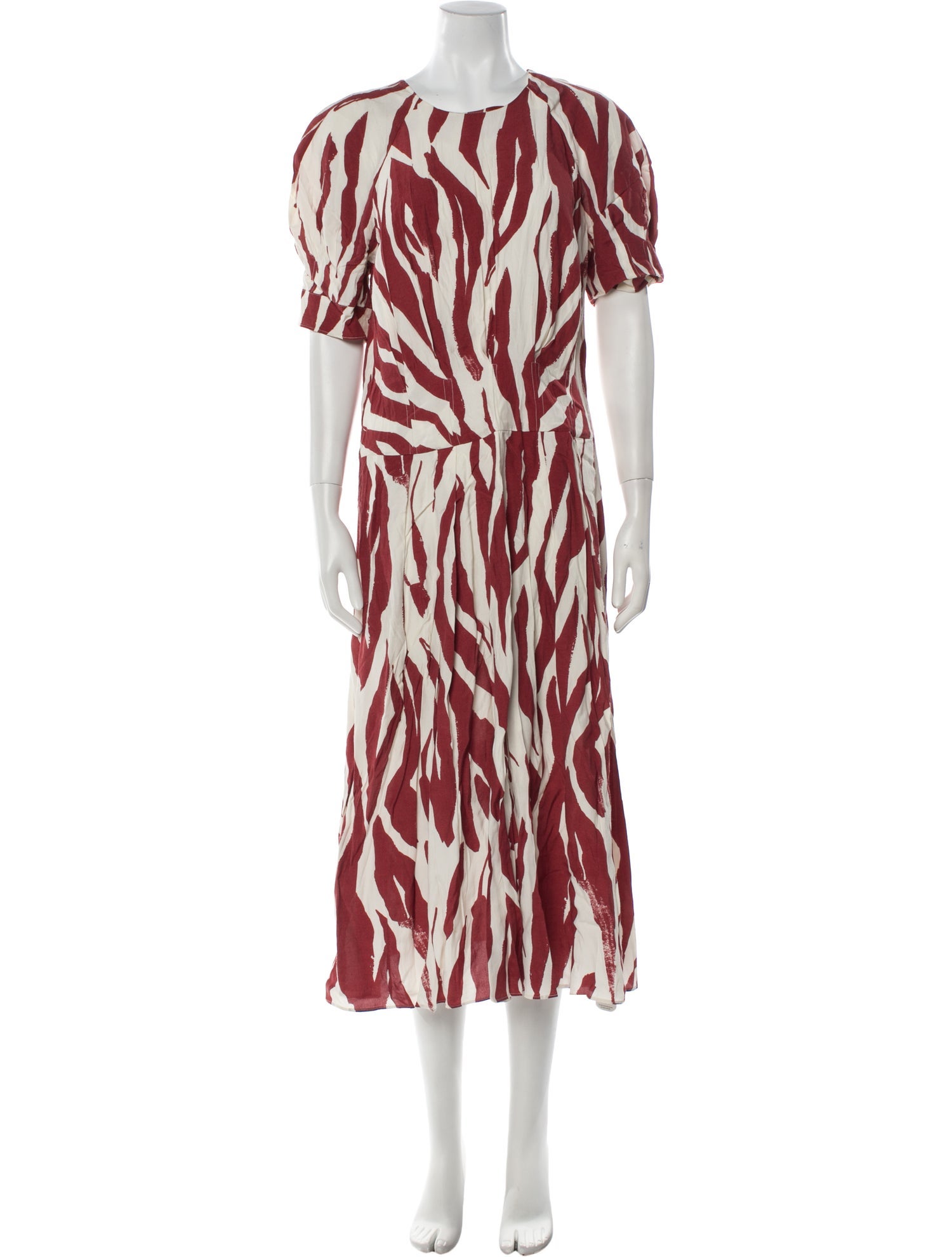 Anine Bing Animal Print Long Dress
