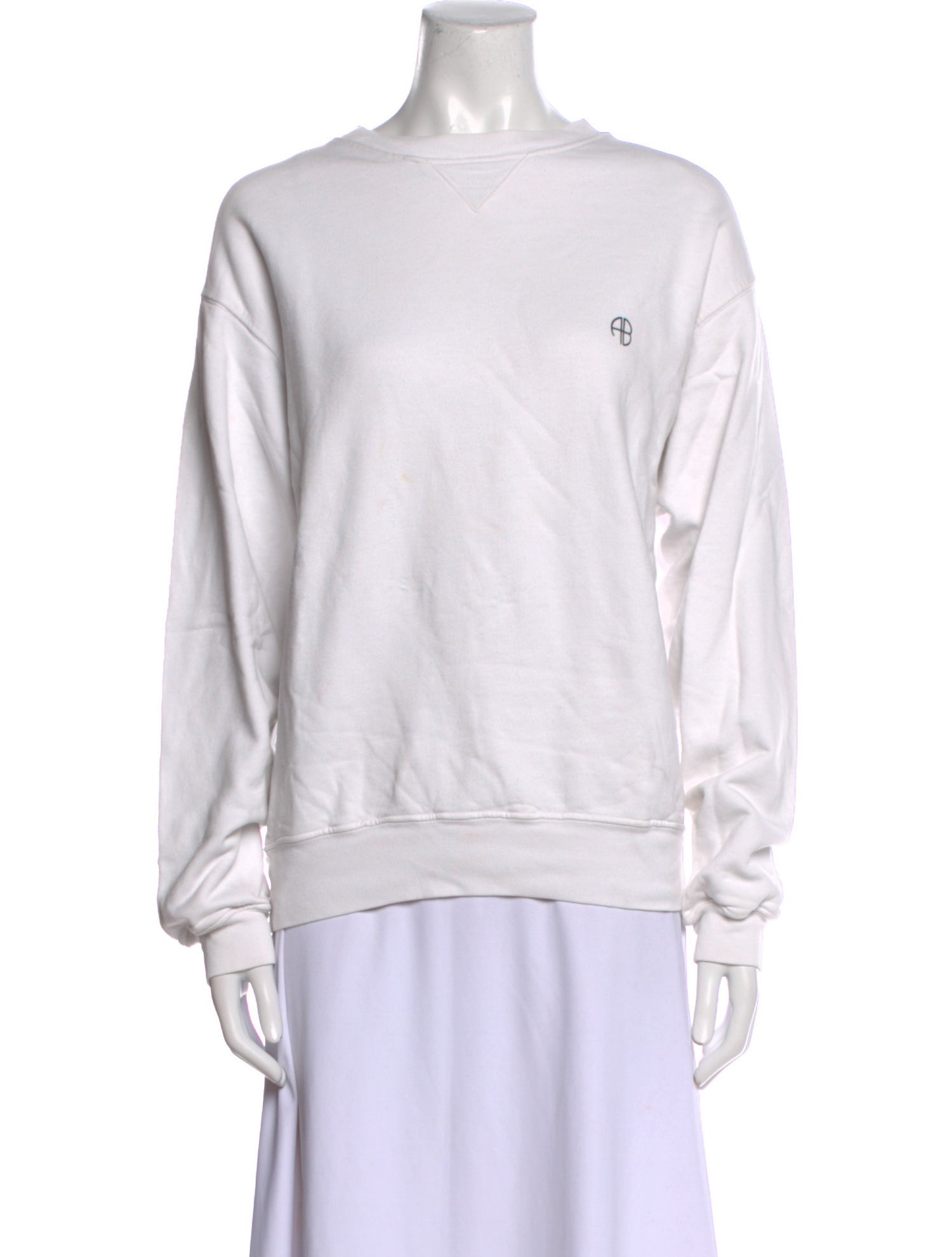 Anine Bing Crew Neck Long Sleeve Sweatshirt