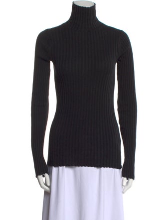 Anine Bing Turtleneck Long Sleeve Top
