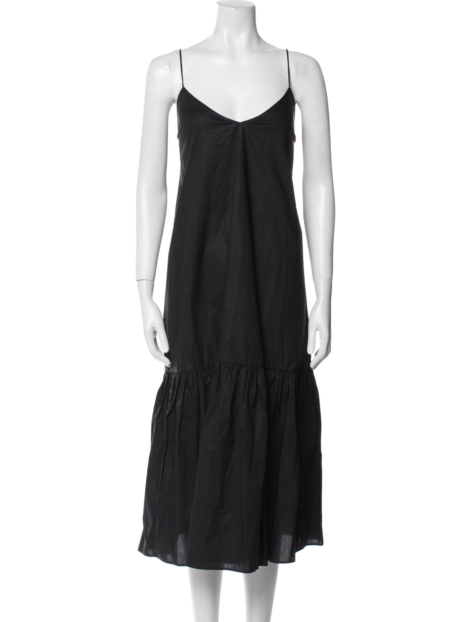 Anine Bing Scoop Neck Midi Length Dress