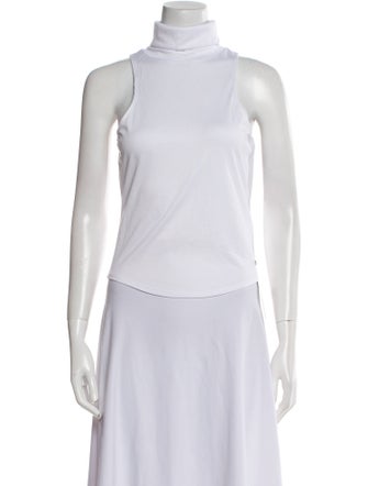 Anine Bing Turtleneck Sleeveless Top