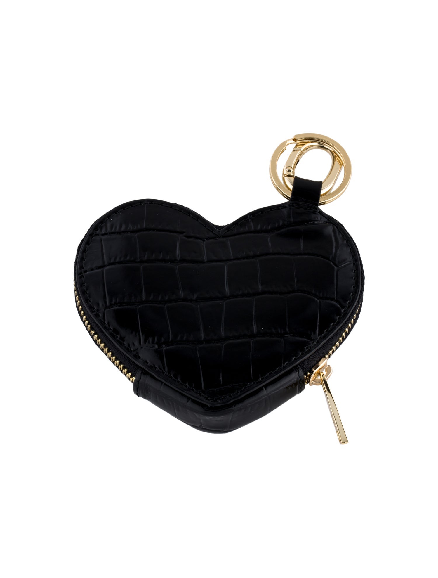 Anine Bing Patent Leather Pouch Keychain