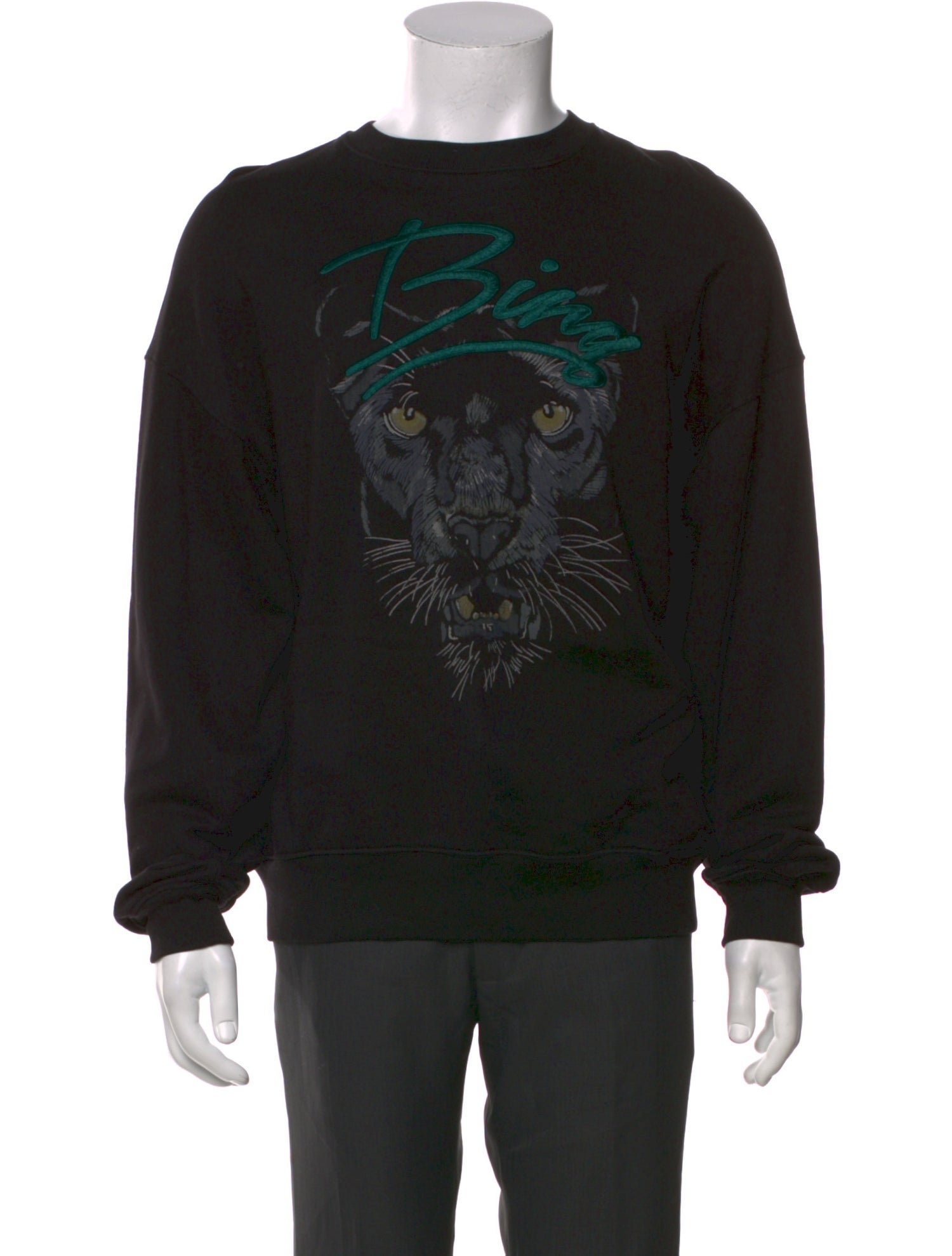 Anine Bing Graphic Print Crew Neck Sweatshirt