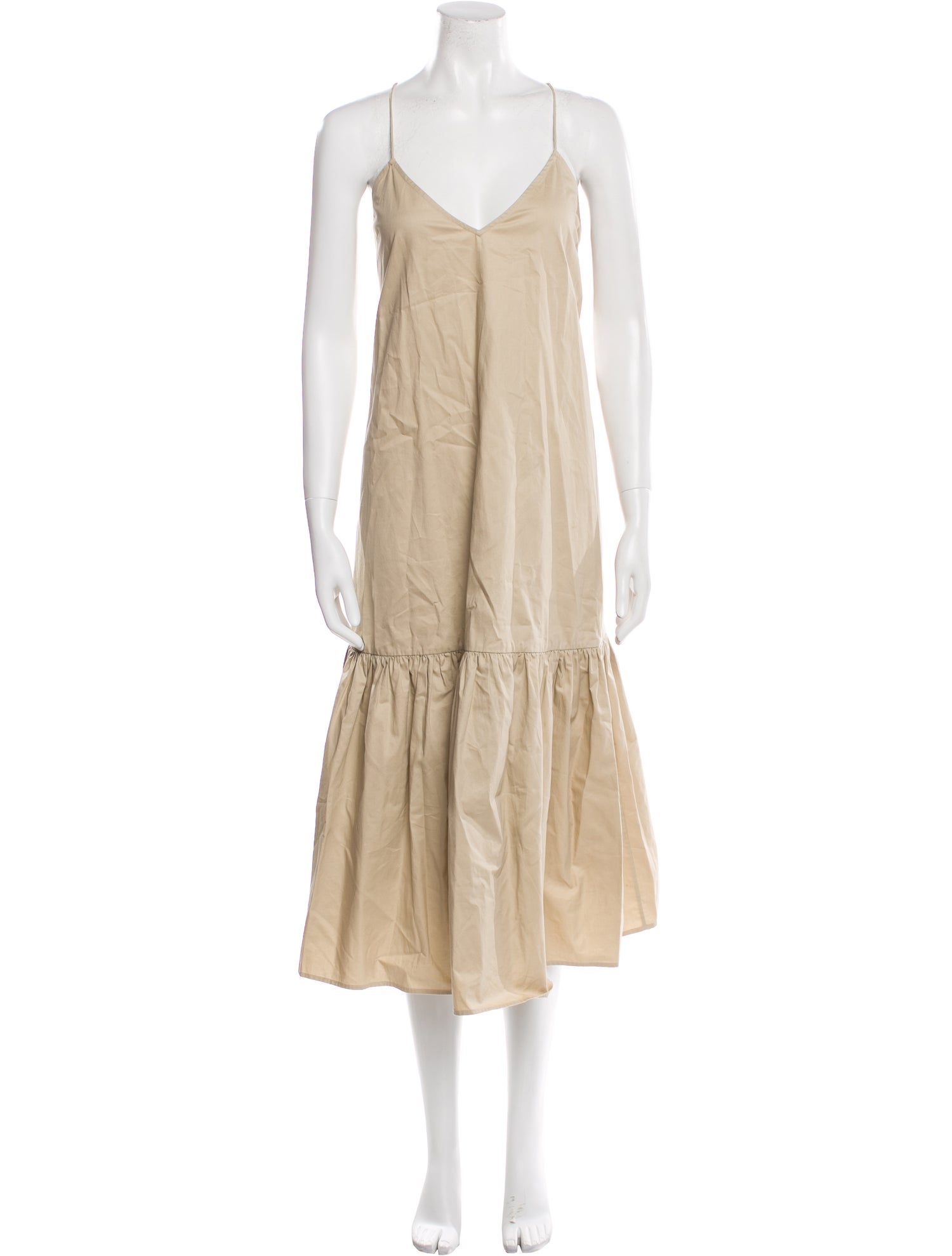 Anine Bing V-Neck Long Dress