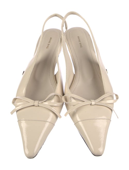 Anine Bing Leather Slingback Flats