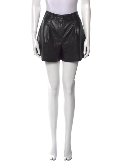 Anine Bing Leather Mini Shorts