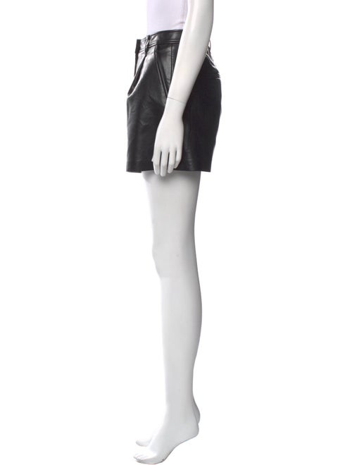 Anine Bing Leather Mini Shorts