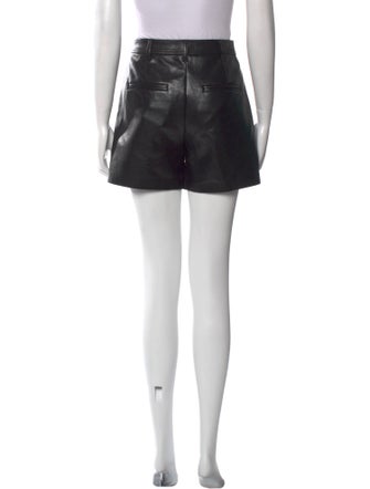 Anine Bing Leather Mini Shorts