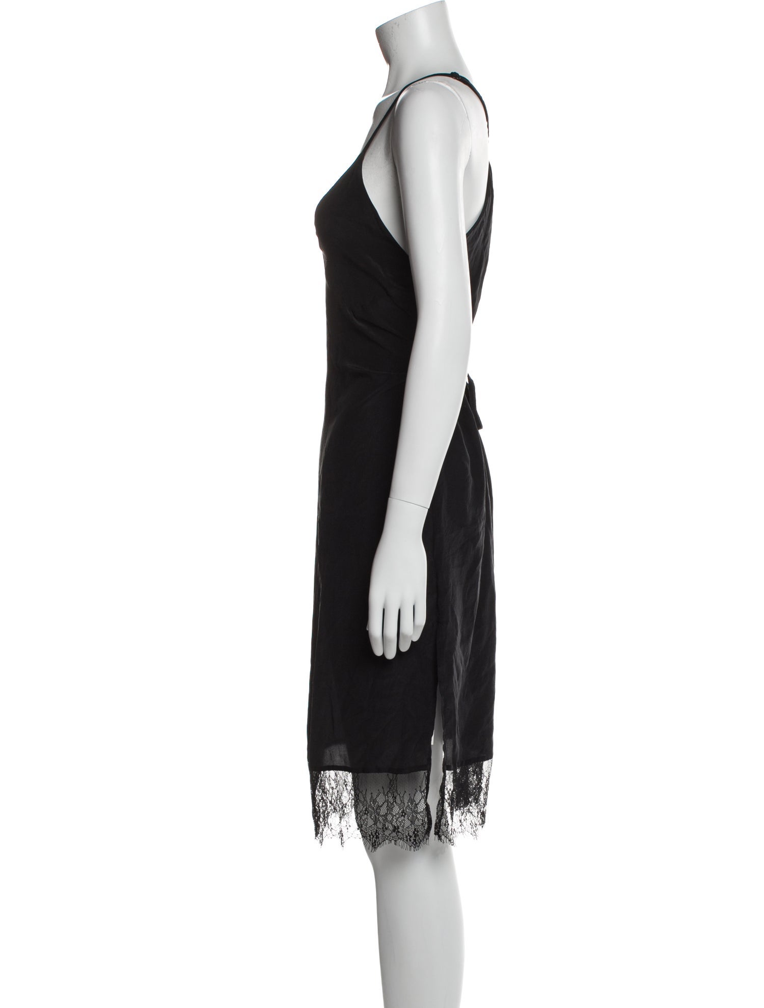 Anine Bing Silk Knee-Length Dress