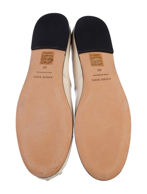 Anine Bing Patent Leather Mary Jane Flats