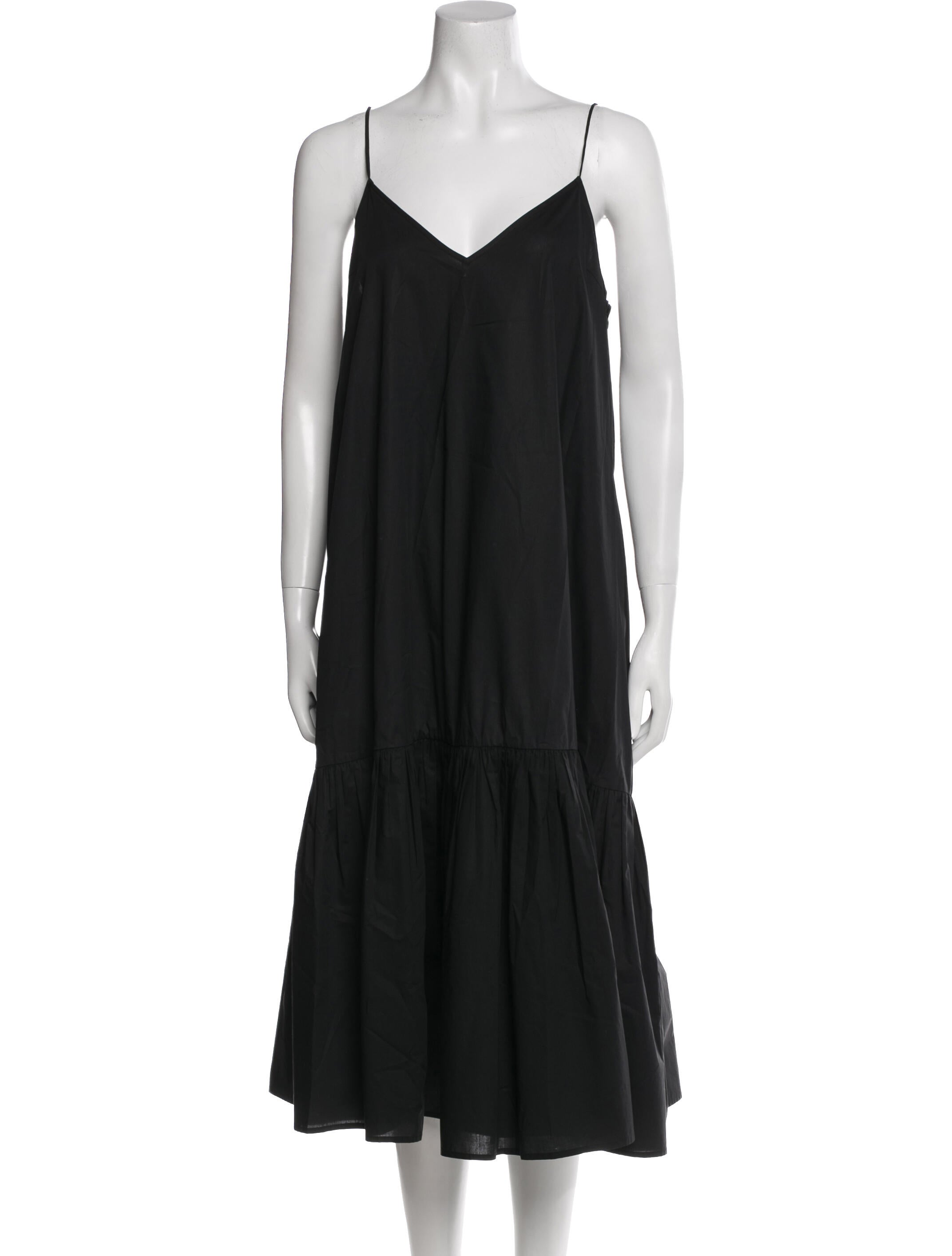 Anine Bing V-Neck Midi Length Dress