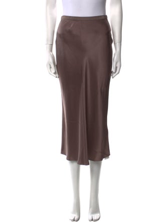 Anine Bing Silk Midi Length Skirt