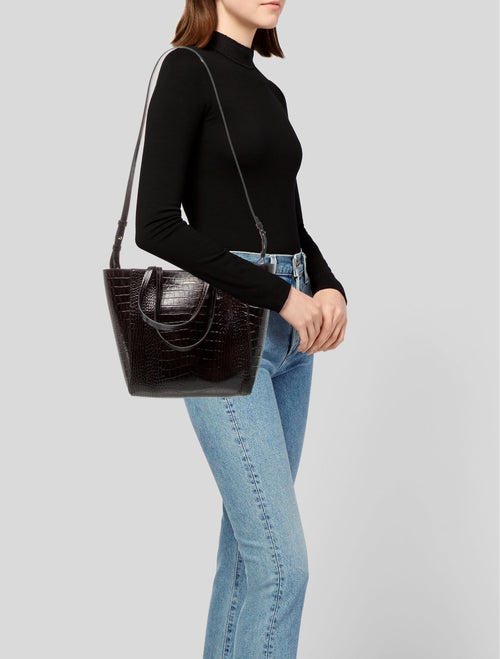 Anine Bing Embossed Leather Tote